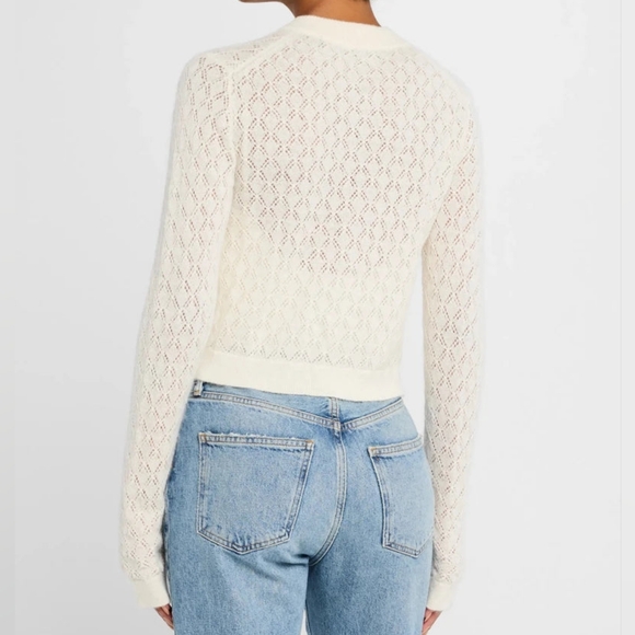 Aritzia Wilfred Knit Textured Button Down Cardigan Sweater - Picture 2 of 8